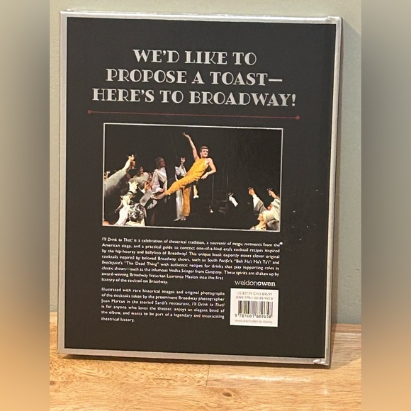 Broadway Stars Cocktail Recipe Book “I’ll Drink To That” By Laurence Maslon - Picture 3 of 11